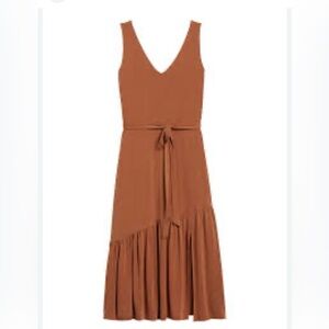 Banana Republic Rust Midi Dress